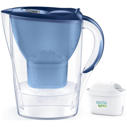 Dzbanek filtrujący brita marella+1 maxtra pro pp (niebieski   2,4l)