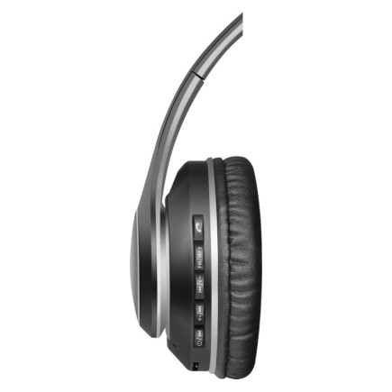 Defender słuchawki bezprzewodowe nauszne freemotion b545 led czarne 63545