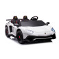 Auto na akumulator Lamborghini XXL A8803 Białe 24V EAN: 5905323216693