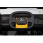 Mercedes Auto na Akumulator z Naczepą XMX622B Żółty LCD - EAN: 5904665994276 Mercedes Auto na Akumulator z Naczepą XMX622B Żółty LCD - EAN: 5904665994276