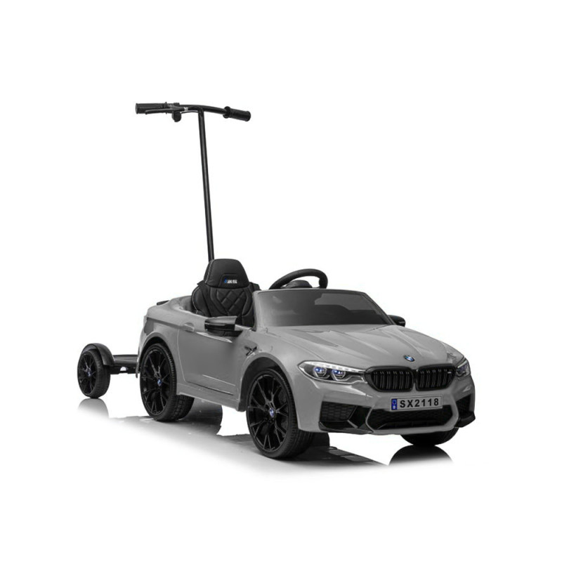 BMW M5 na akumulator z platformą dla rodzica srebrne lakierowane, EAN: 5904204755788