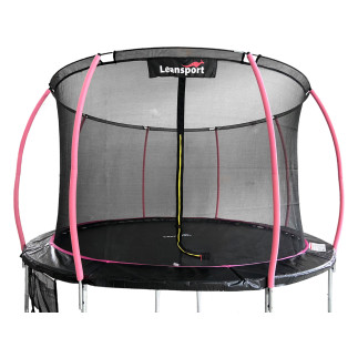 Trampolina LEAN Sport Max 16ft Czarno-Różowa
