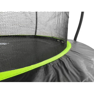Trampolina LEAN Sport Max 14ft Czarno-Zielona