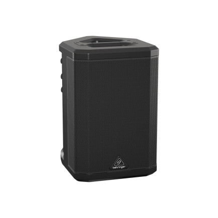 Behringer b1c - przenośna kolumna all-in-one o mocy 200 w z zasilaniem bateryjnym, łączem bluetooth i efektem reverb.