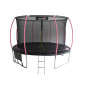 Trampolina LEAN Sport Max 12ft Czarno-Różowa Trampolina LEAN Sport Max 12ft Czarno-Różowa