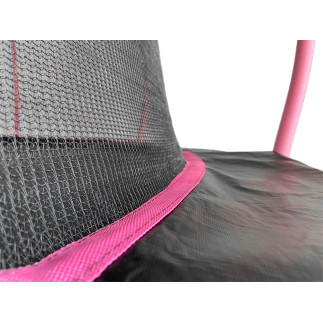 Trampolina LEAN Sport Max 12ft Czarno-Różowa