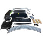 Trampolina LEAN Sport Max 10ft Czarno-Zielona