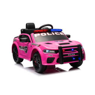 Auto Na Akumulator Dodge Charger Policyjny Różowy