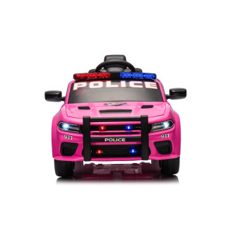 Auto Na Akumulator Dodge Charger Policyjny Różowy