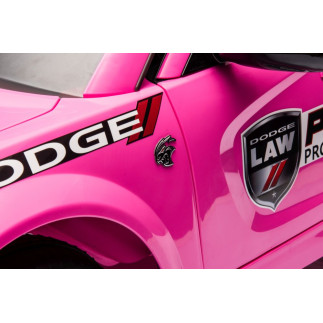 Auto Na Akumulator Dodge Charger Policyjny Różowy