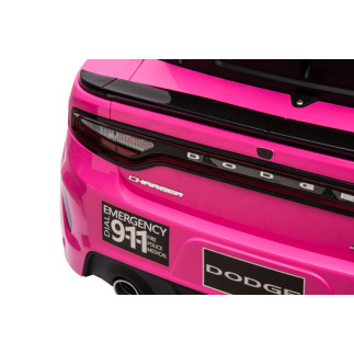 Auto Na Akumulator Dodge Charger Policyjny Różowy