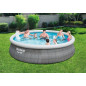 Basen ogrodowy rozporowy 457 x 107 cm Bestway 57372 Basen ogrodowy rozporowy 457 x 107 cm Bestway 57372