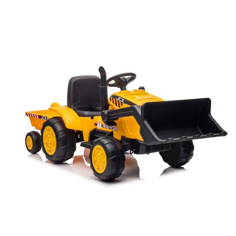 Traktor na akumulator z przyczepą S617 Żółty EAN: 5905323217836