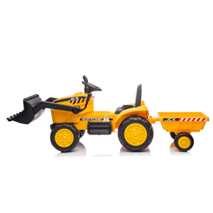 Traktor na akumulator z przyczepą S617 Żółty EAN: 5905323217836