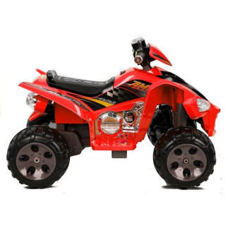 Czerwony Quad na akumulator z dużymi kołami - EAN: 5902808150114