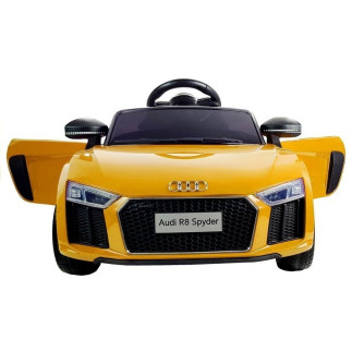 Auto na akumulator Audi R8 Spyder Żółty EAN: 5902808151937