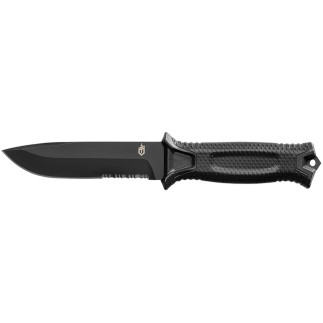 Nóż survivalowy gerber strongarm fixed serrated black