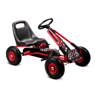 Gokart Czerwony A-15 z Pompowanymi Kołami EAN: 5902808150701