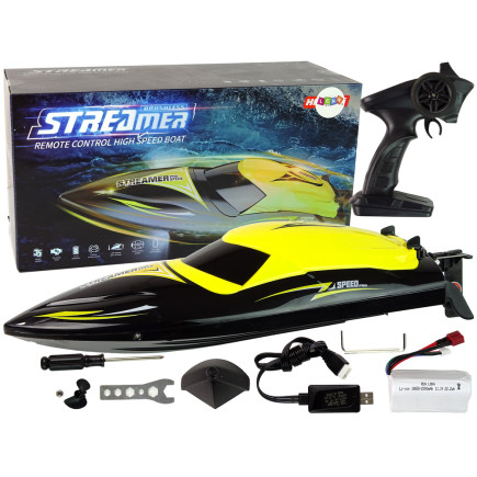 Motorówka R/C 2,4G Żółta 35 KM/H