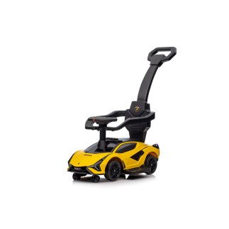 Lamborghini QLS-996T Ride-on With Pusher Yellow