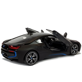 Auto R/C BMW i8 Rastar 1:14 Czarny Drzwi Automatyczne