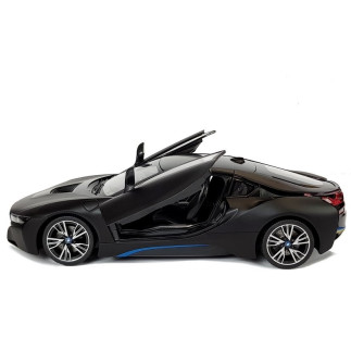 Auto R/C BMW i8 Rastar 1:14 Czarny Drzwi Automatyczne