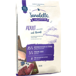 Bosch sanabelle adult ostrich - struś 10kg