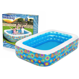 Basen Dmuchany Kwiaty 229 x 152 x 56 cm Bestway 54120