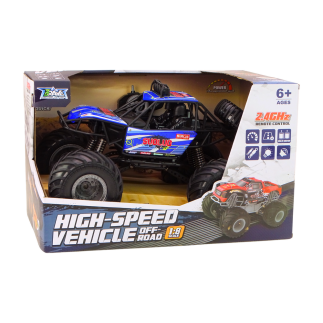 Auto Terenowe Zdalnie Sterowane RC 1:8  Amortyzatory Niebieskie