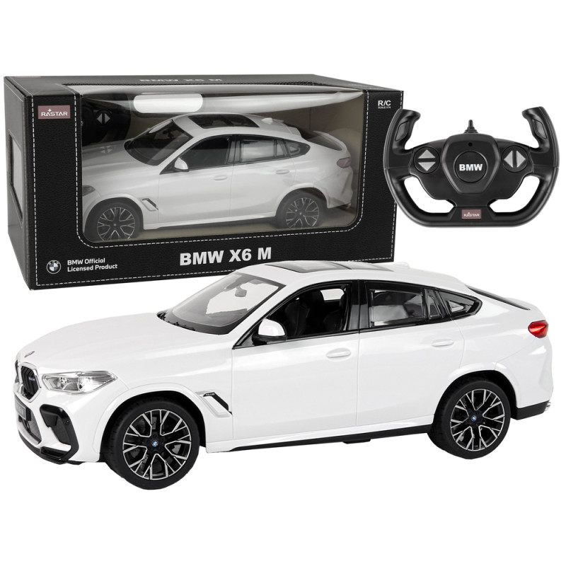 Auto R/C BMW X6 M Rastar Białe 1:14 - EAN: 5905515356749