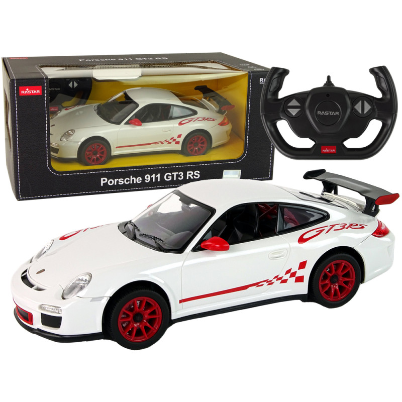 Auto R/C Porsche 911 GT3 RS 1:14 Białe - EAN: 5905515356466