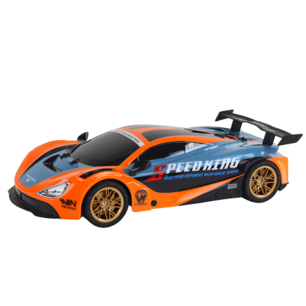 Duże sportowe auto zdalnie sterowane pomarańczowe, EAN: 5905991002260