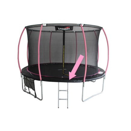 Osłona na sprężyny do Trampoliny Sport Max 8ft Czarno-Różowa