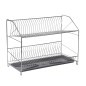 Suszarka do naczyń 2-poziomowa 50cm z tacką chrom EAN: 5907800100198
