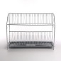 Suszarka do naczyń 2-poziomowa 50cm z tacką chrom EAN: 5907800100198