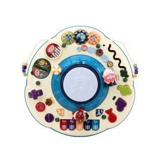 Stolik Panel Edukacyjny Interaktywny Pianinko Bębenek Niebieski