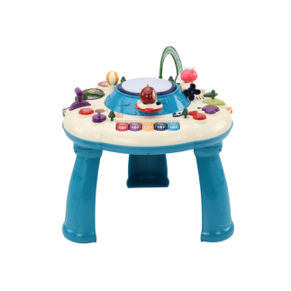 Stolik Panel Edukacyjny Interaktywny Pianinko Bębenek Niebieski