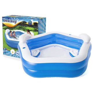 Basen Dmuchany Pięciokąt 213 x 206 x 69 cm Bestway 54153