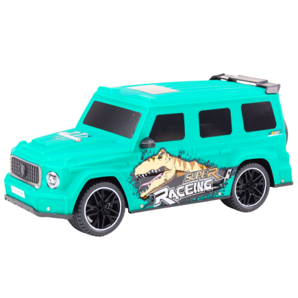 Zdalnie sterowane auto RC Dinozaur w skali 1:10 zielone - EAN: 5905991017417