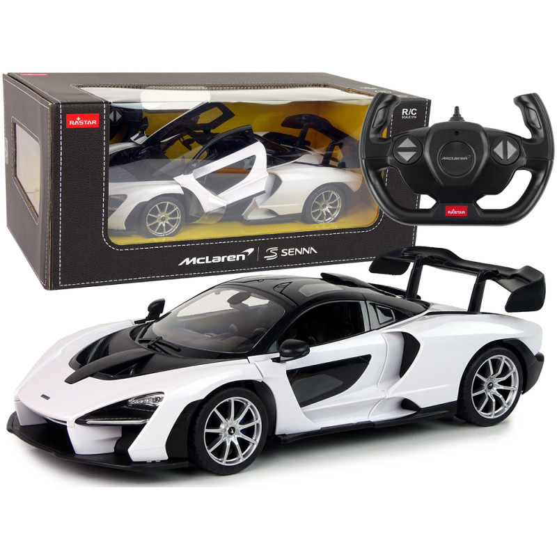 Auto r/c McLaren Senna Rastar 1:14 biały na pilota EAN: 5905323210554 Auto r/c McLaren Senna Rastar 1:14 biały na pilota EAN: 5905323210554