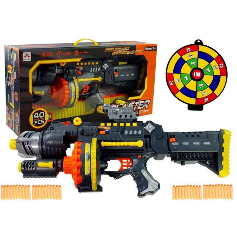 Karabin pistolet na strzałki piankowe z tarczą - EAN: 5907625589369