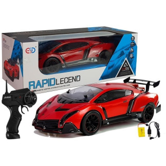 Auto  Sportowe Zdalnie Sterowane 1:10 Czerwone R/C