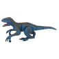 Zdalnie Sterowany Dinozaur Velociraptor Niebieski z Dźwiękami Ryczenia - EAN: 5905214970277