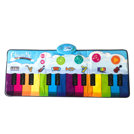 Mata Taneczna Edukacyjna Tęczowe Pianinko Instrumenty 10 Melodii EAN: 5905991012917