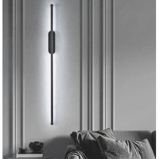 Zd116a lampa scienna czarna 100cm 6000k
