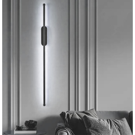 Zd116a lampa scienna czarna 100cm 6000k