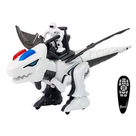 Dinozaur Tyranozaur Robot Interaktywny Zdalnie Sterowany K18 Programowanie Biały