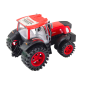 Duży traktor rolniczy z przyczepą i balami siana napęd czerwony EAN: 5905991018001