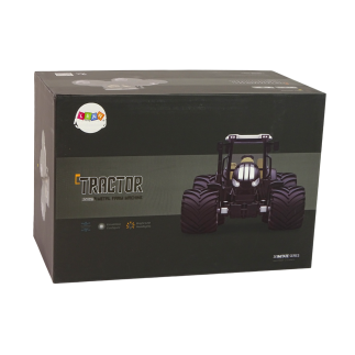 Traktor zdalnie sterowany r/c czarny 2,4g metal