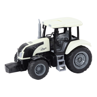 Traktor zdalnie sterowany rc 2.4g dźwięki biały
